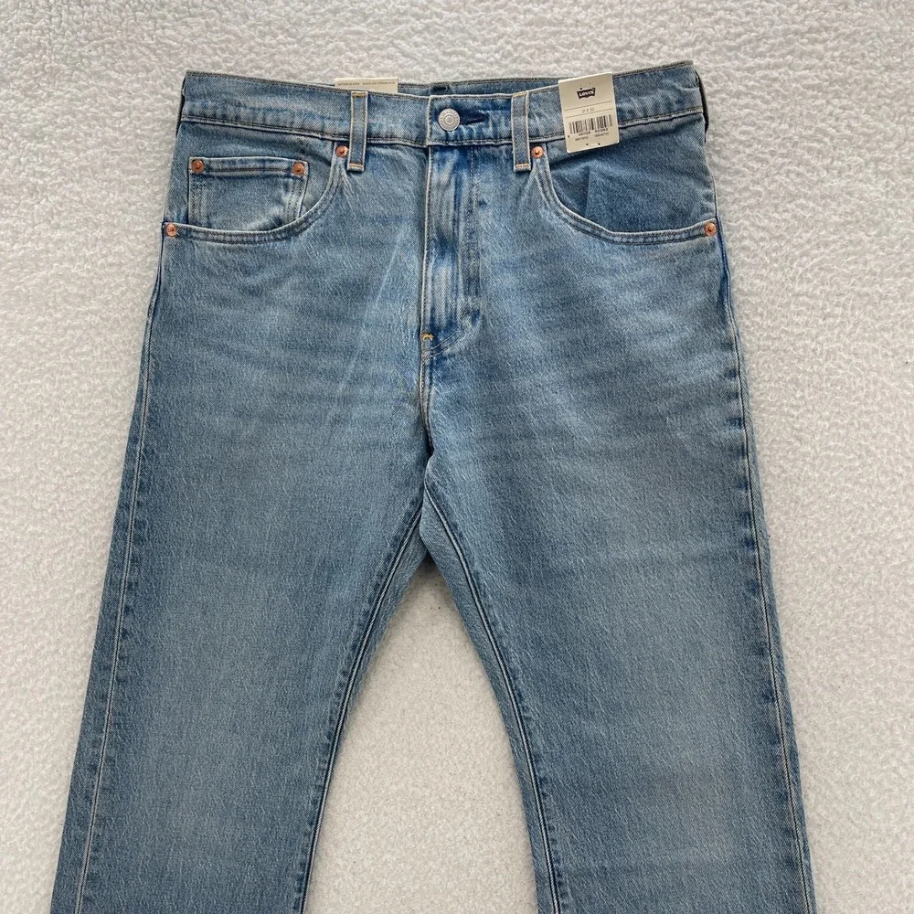 Levis 517 Jeans Mens 31x30 Blue Premium Bootcut Big E Denim Western Rodeo Ranch